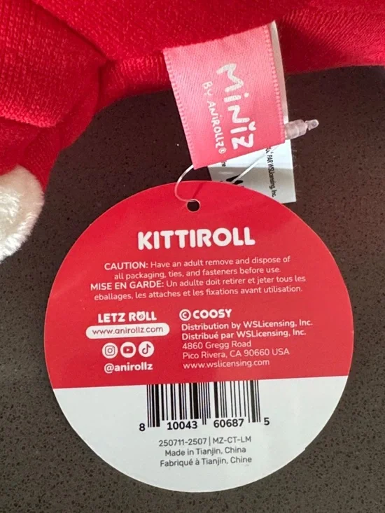 Miniz by Anirollz Kittiroll with Hoodie Plush / Kawaii / Limited Edition 11” NEW - Picture 14 of 16